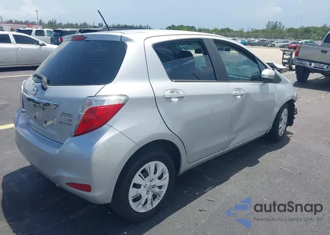 2014 Toyota Yaris Le (Tmmf Plant) z USA, uszkodzony, nr VIN VNKKTUD37EA006088
